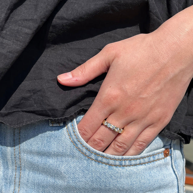 *Grace Ring 14 kt rd 5x0,15 H-W/SI