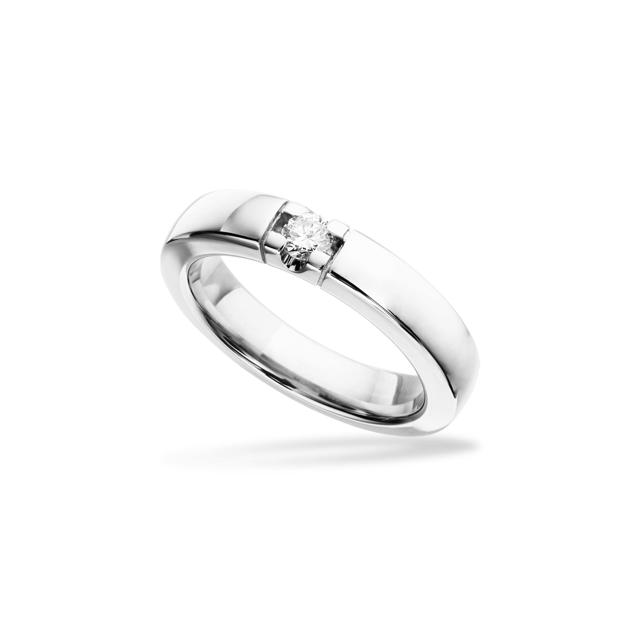 *Grace Ring 14 kt hv. 1x0,15 H-W/SI