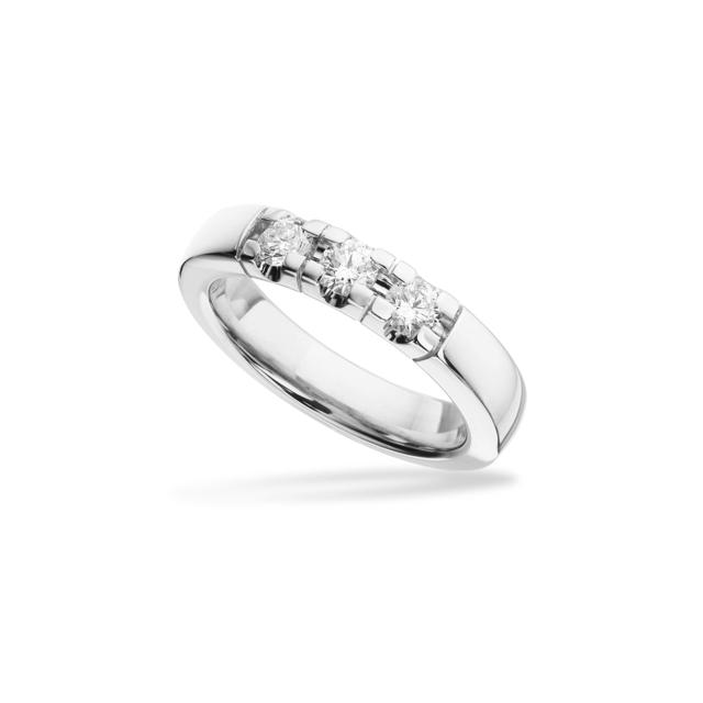 *Grace Ring 14 kt hv. 3x0,15 H-W/SI