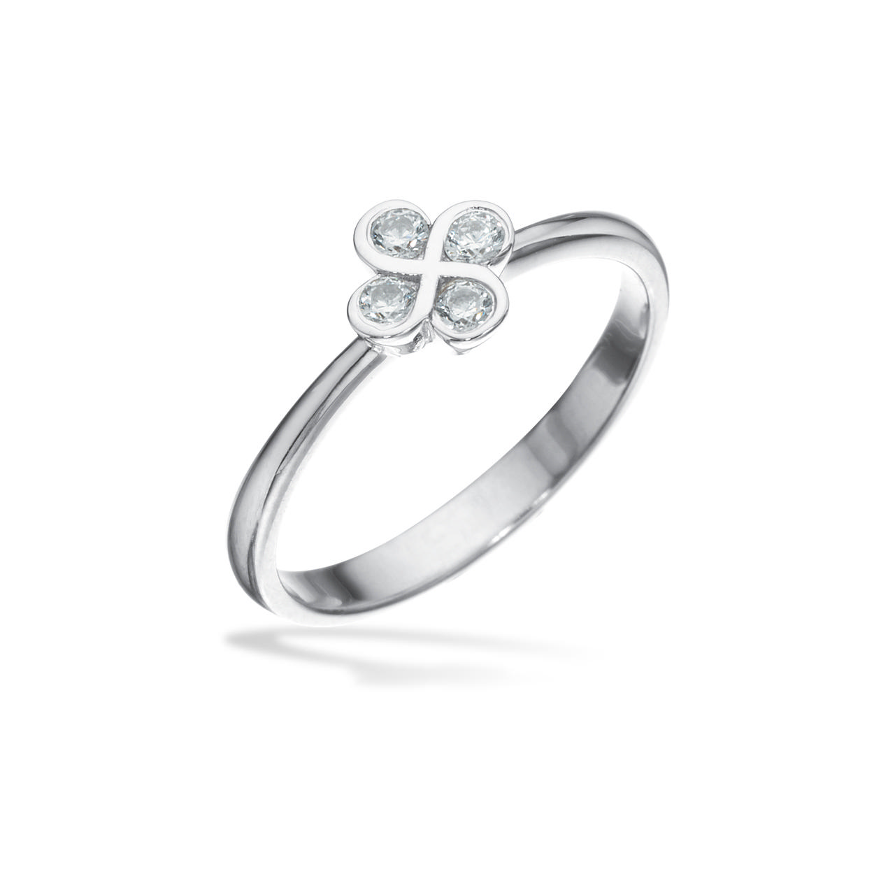 Ring zir. 925 platinium