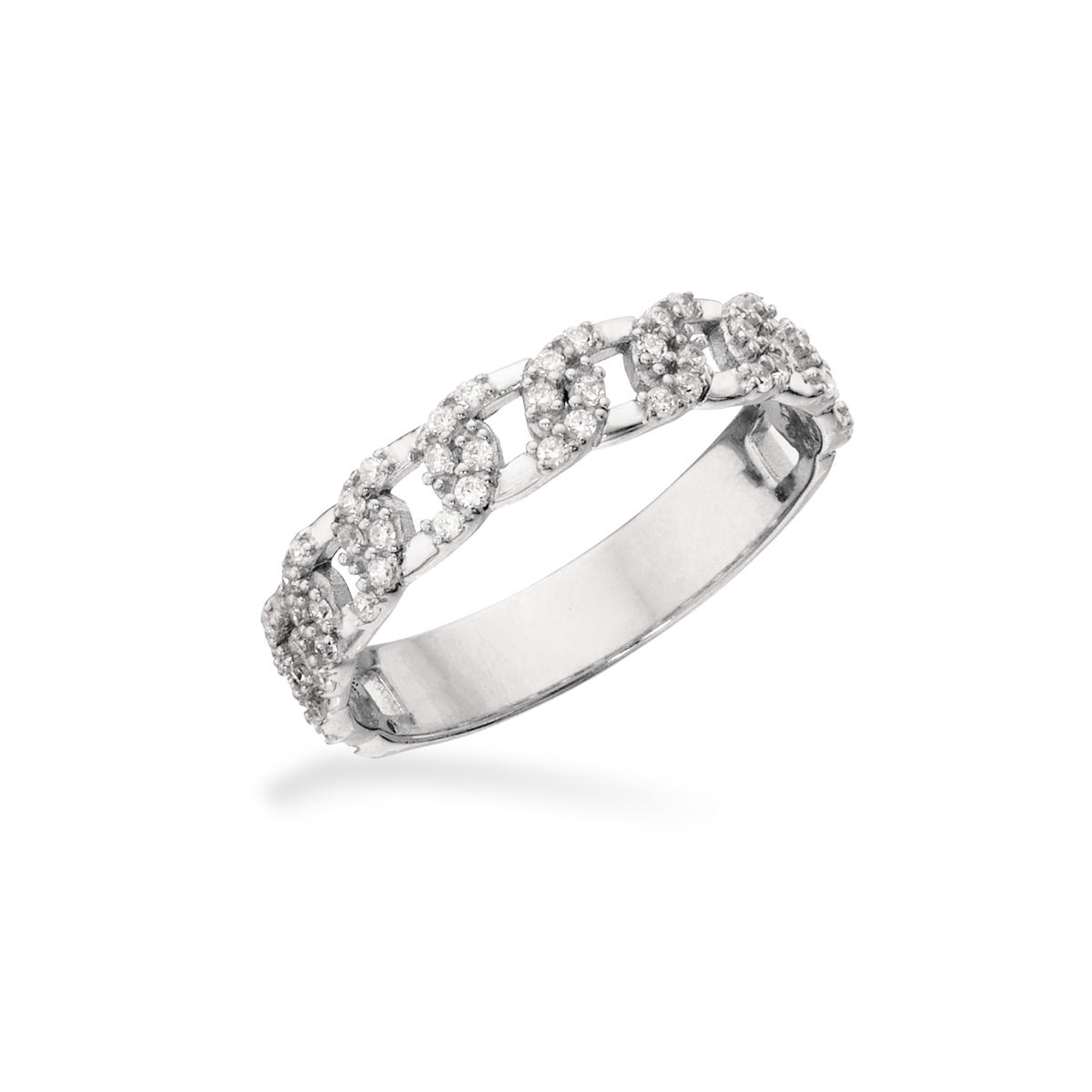 Ring panzer zir. 925 platinium