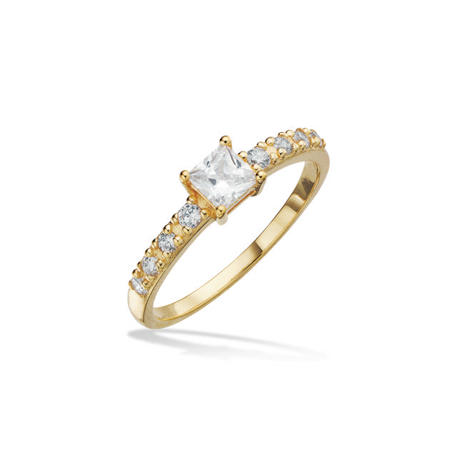 SoHo ring cubic zir. sølv fg.