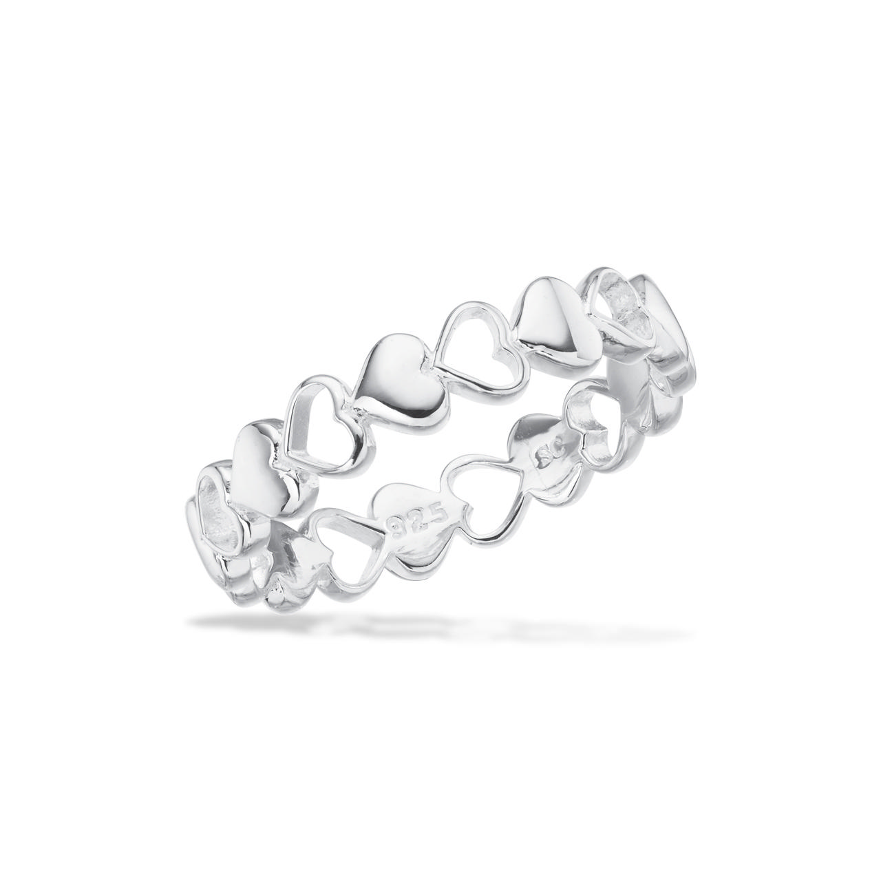 Girls ring hearts 925