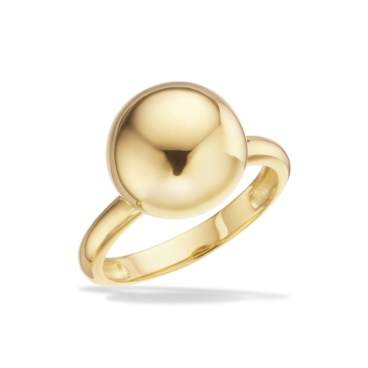 Ring kugle sølv fg.