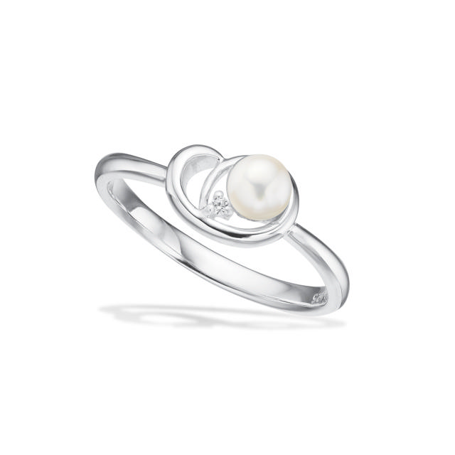*Ring fkp./cubic zir. sølv