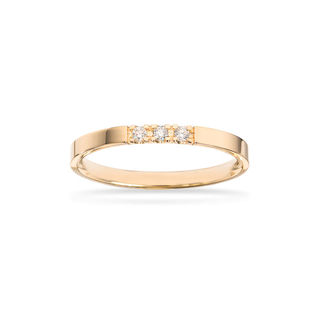 Grace Ring 8 kt. rd. 3x0,02 H-W/P1