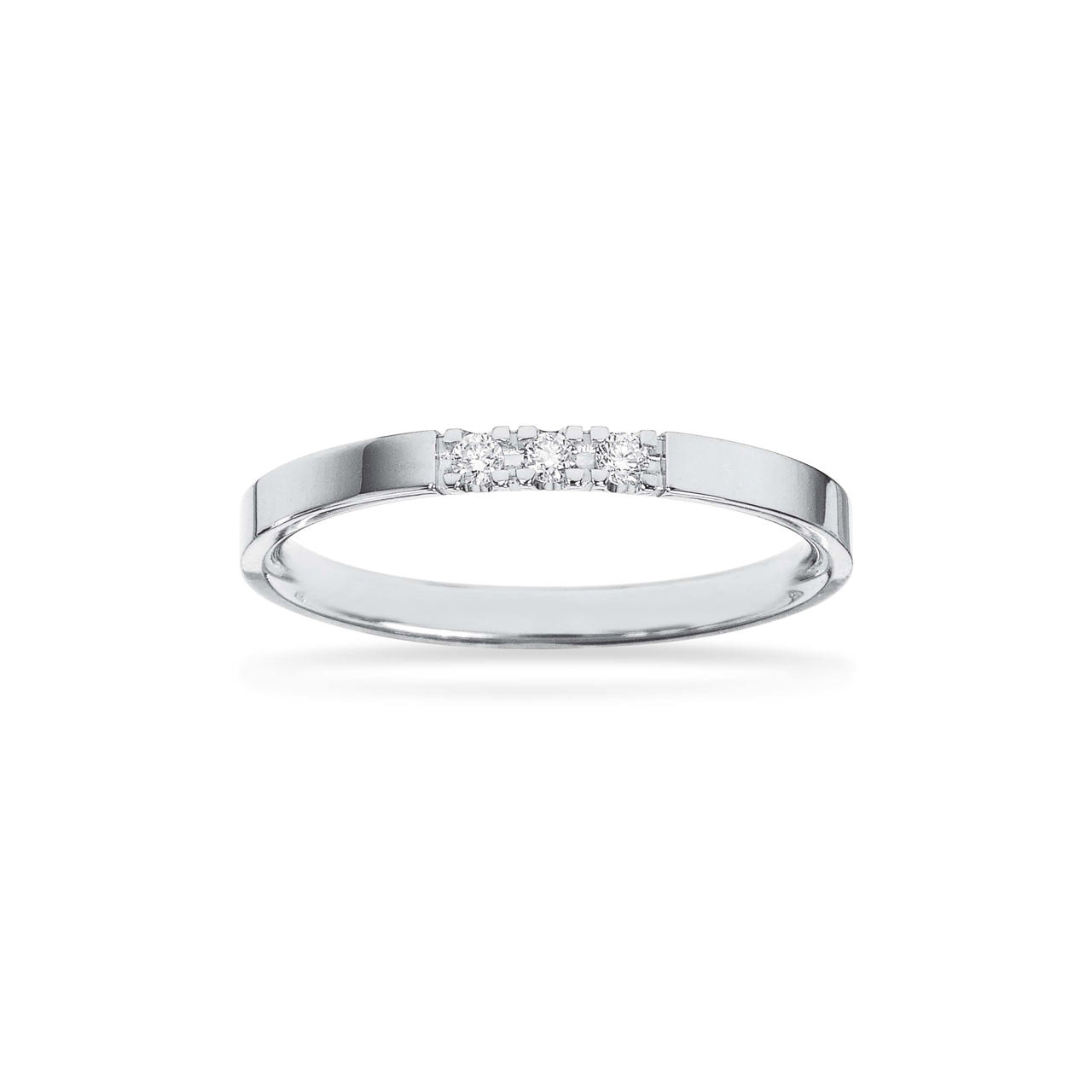 Grace Ring 8 kt. hv. 3x0,02 H-W/P1