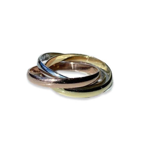 Ring 3 i en 14 kt./3 farvet