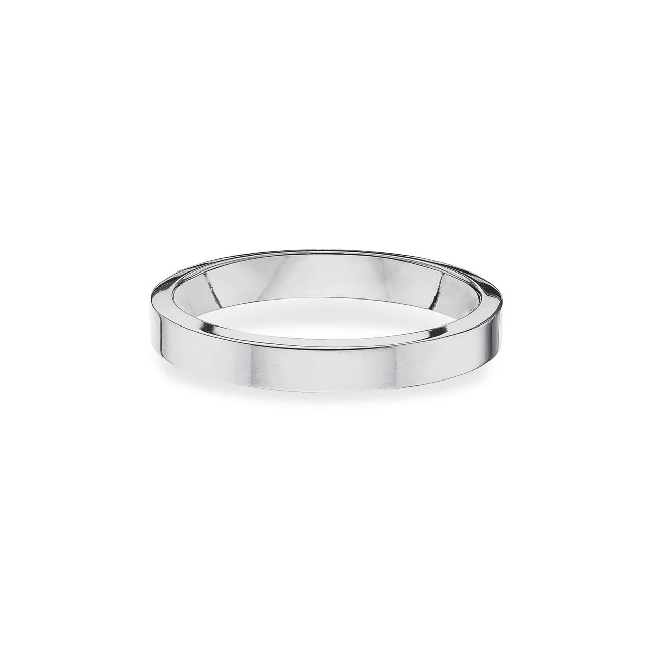 Grace Ring herre 14 kt.hv. u/sten