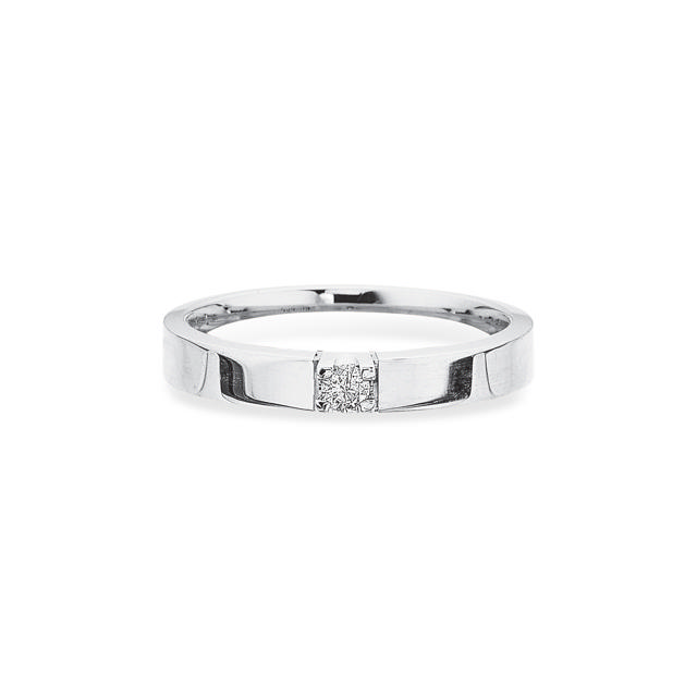 Grace Ring m/gr.14 kt.hv. 1x0,07 H-W/SI