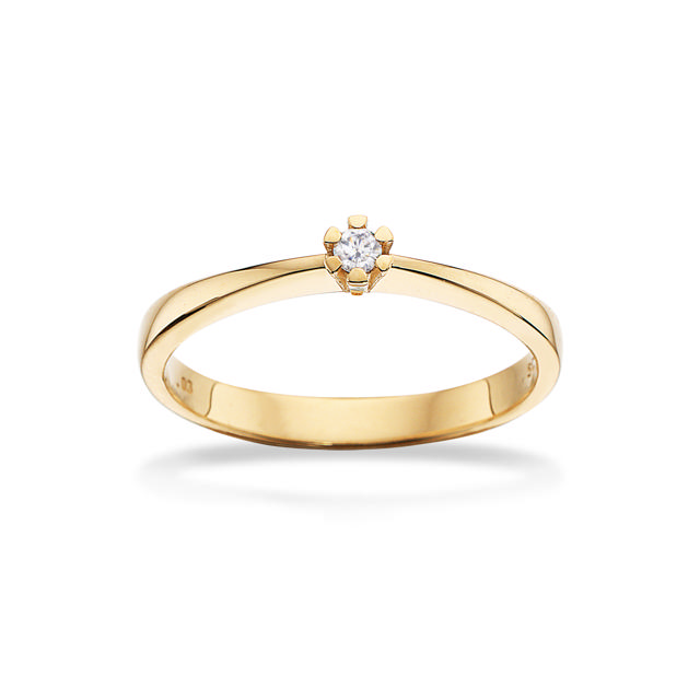 *Vida ring 0,03 H-W/P1 8 kt