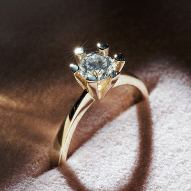 *Vida ring 0,40 H-W/P1 14 kt