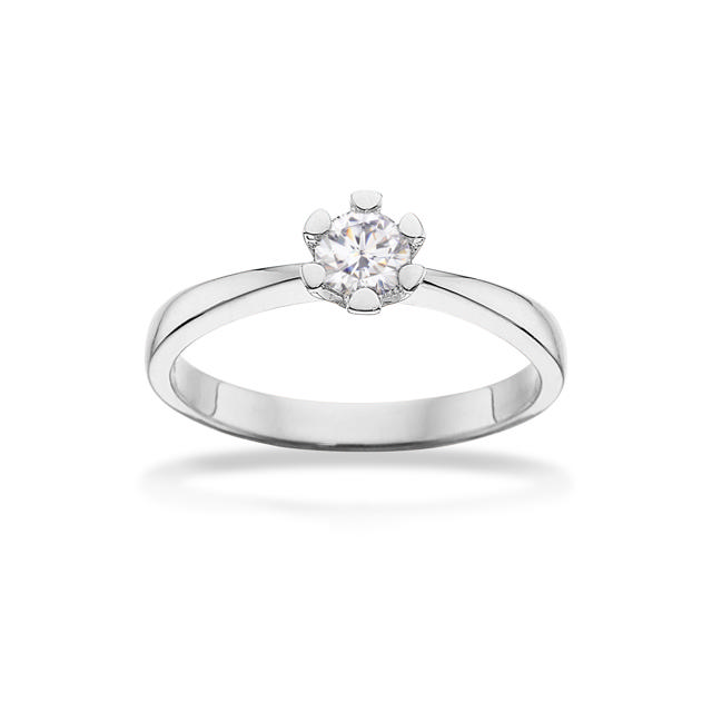 *Vida ring 0,30 H-W/P1 14 kt