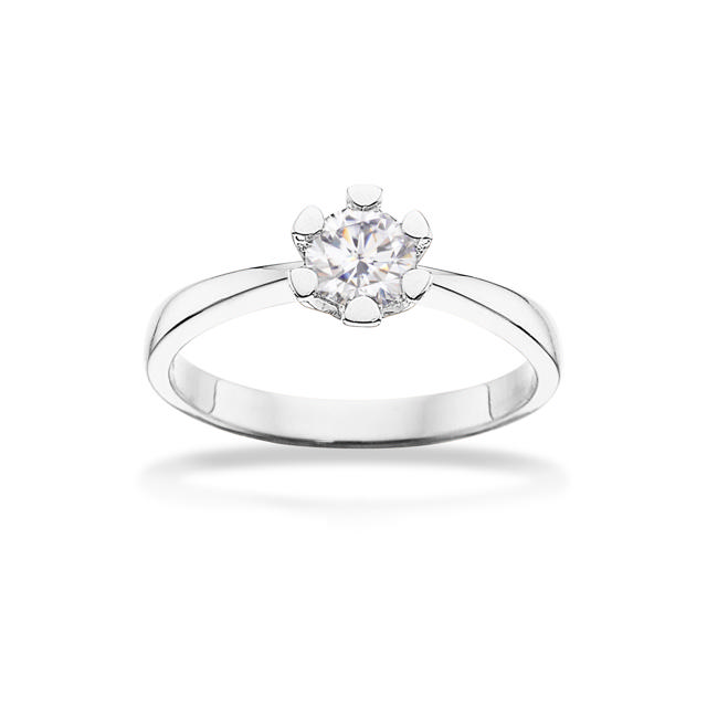 *Vida ring 0,50 H-W/P1 14 kt
