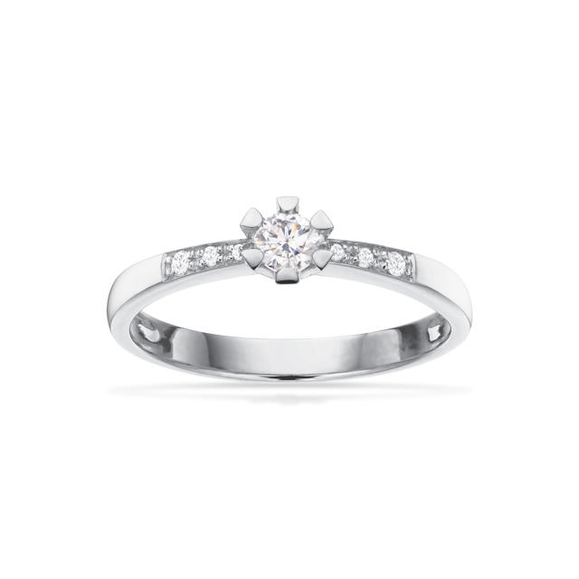 Vida Darling ring 0,15 +0,04 H-W/P1 8 kt