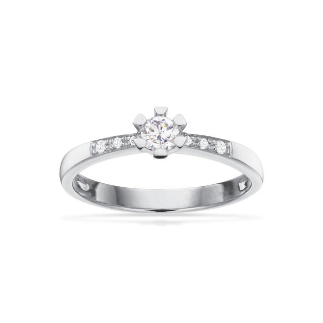 Vida Darling ring 0,20 +0,04 H-W/P1 14 kt
