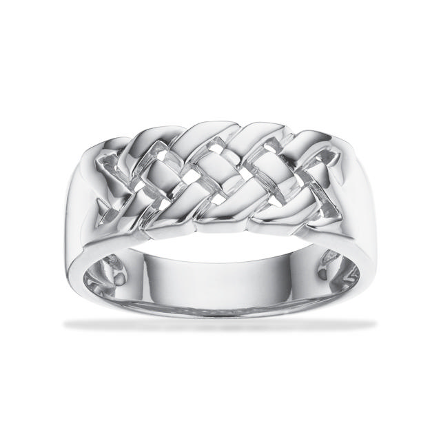 Herrering sølv 