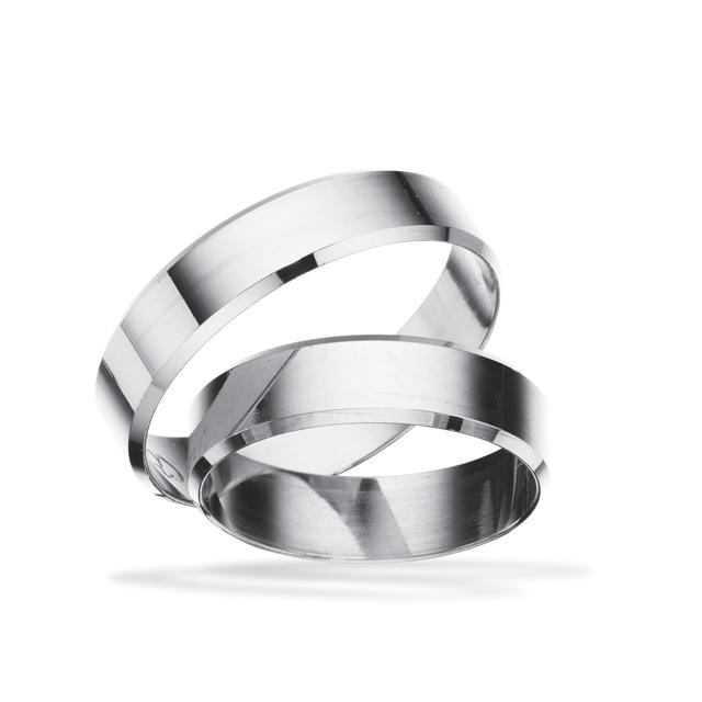 Hjerteringe 14 kt. hv