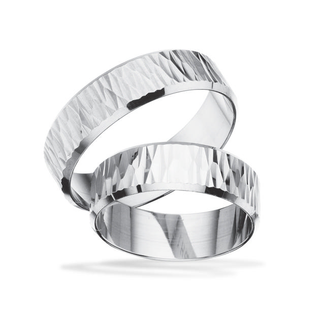 Hjerteringe 14 kt. hv