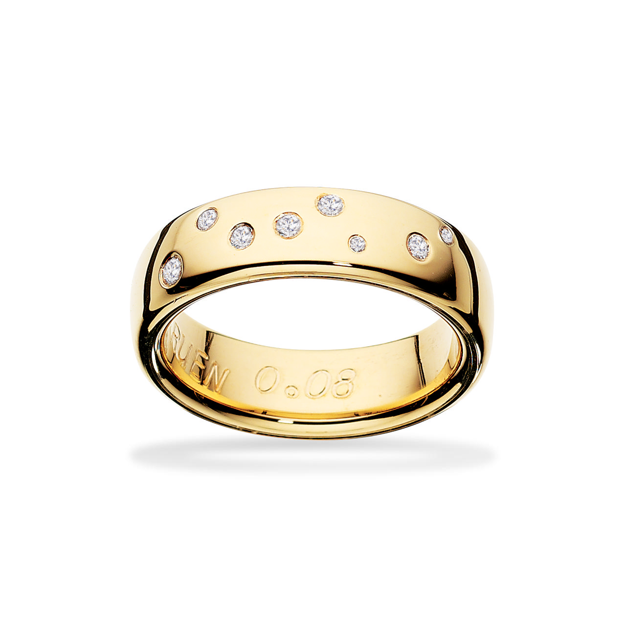 Brillanter isat som jomfru 0,08 H-W/SI