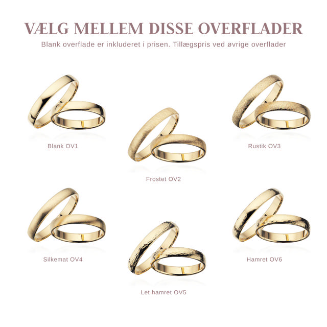 Hjerteringe 3,5 mm. 14 kt.