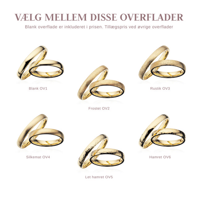 Hjerteringe 3,5 mm. 14 kt.