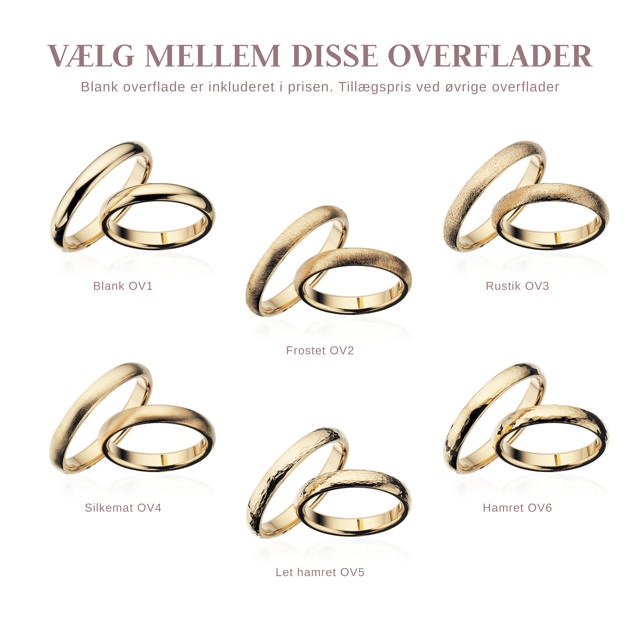 Hjerteringe 3,5 mm. 8 kt.