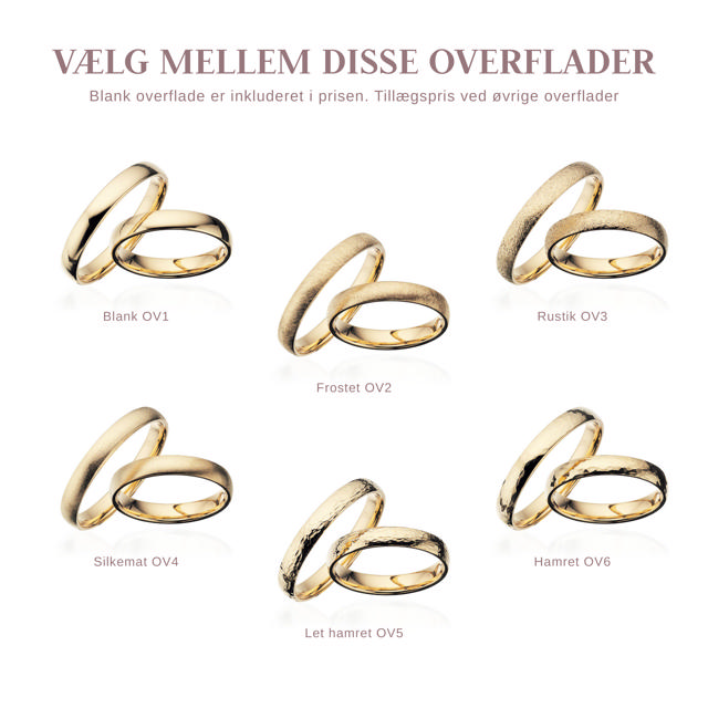 Hjerteringe 3,5 mm. 8 kt.