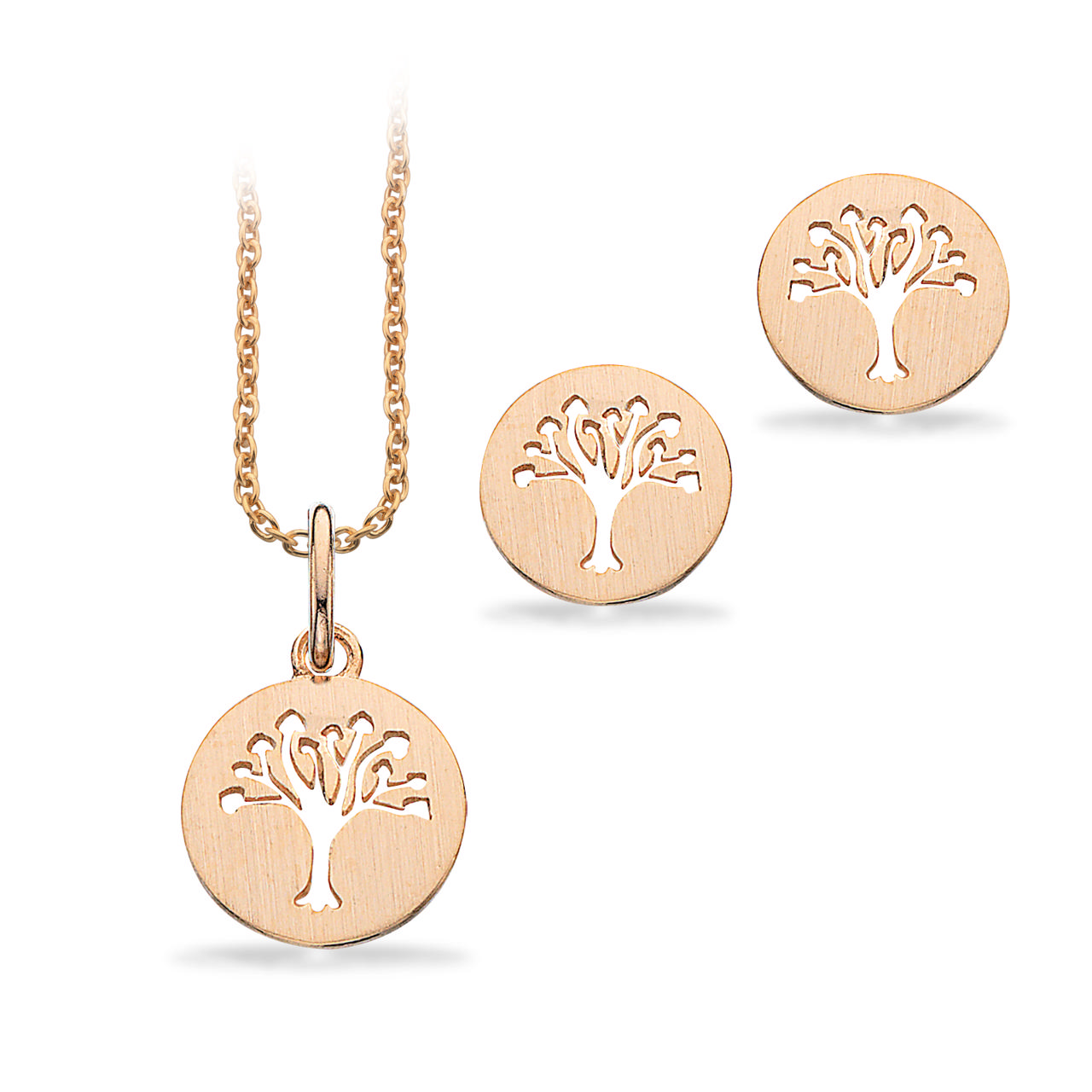 EARSTICK+PENDANT 925 LT GOLDPLATED