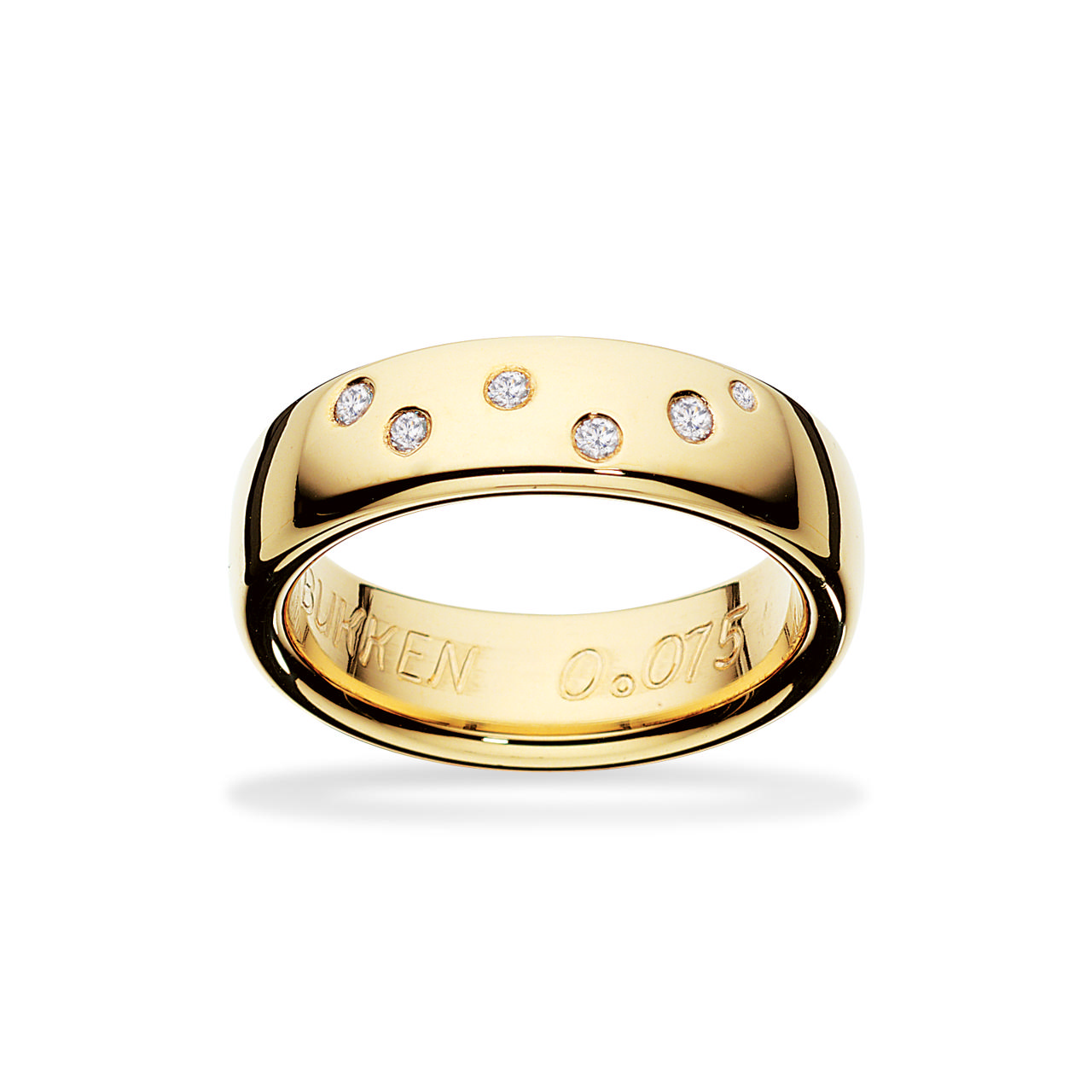 Brillanter isat som stenbuk 0,075 H-W/SI