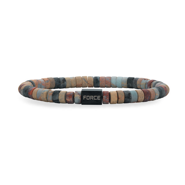 Bracelet beige shoushan beads
