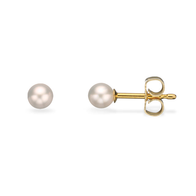 4-4,5 mm Akoya 3/4 8 kt. earstud