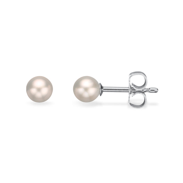 4,5-5 mm Akoya 3/4 silver earstud
