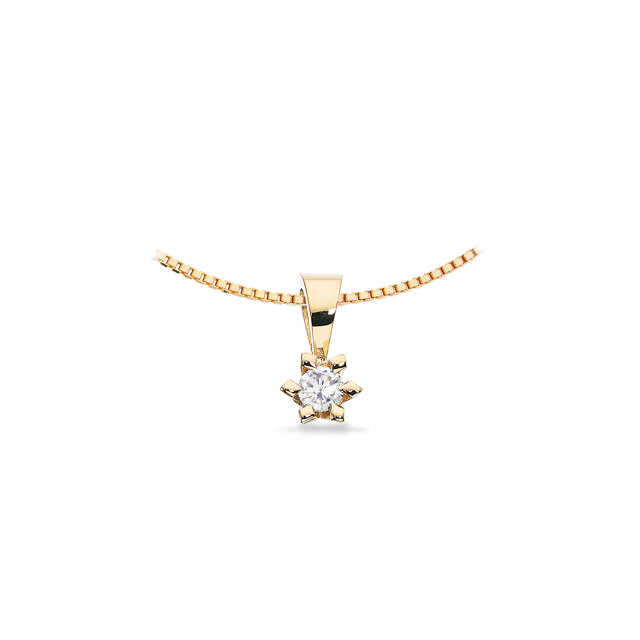 *Victoria vedh. 14 kt. rd 0,10 G-TW/SI