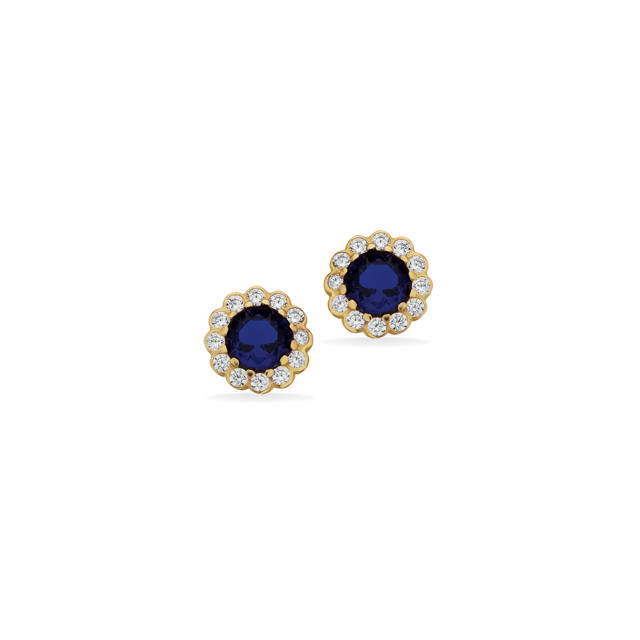 Earsticks blue/white zir. 333 yell.