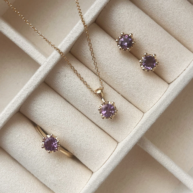 Earsticks amethyst 333 yell.