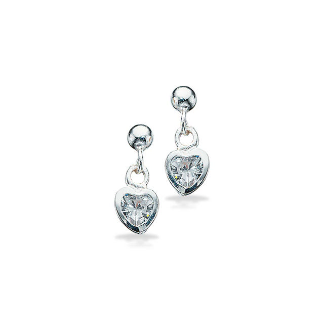 Earhanger heart zir. 925