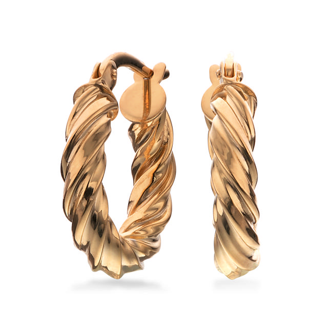 Hoops 925 goldplated