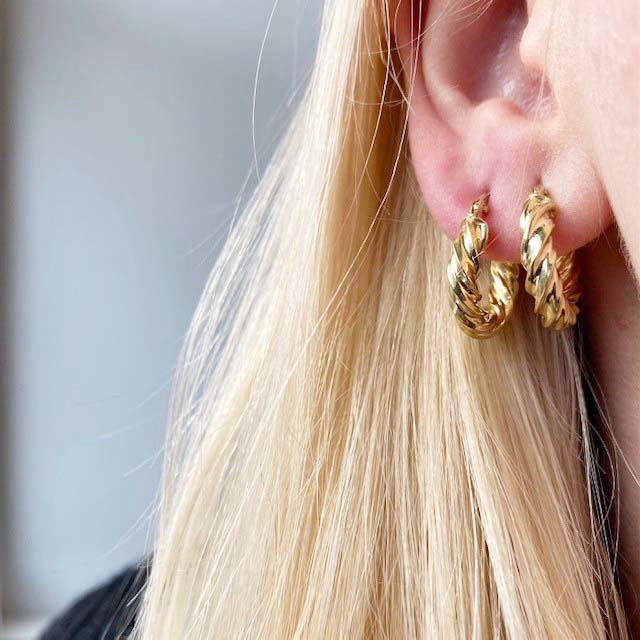 Hoops 925 goldplated