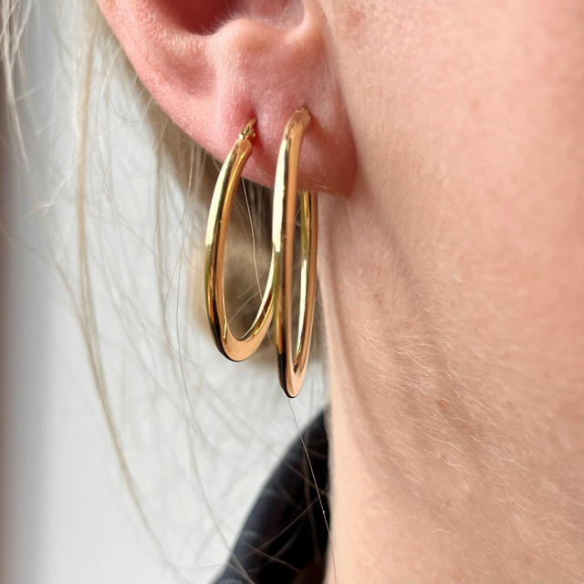 Hoop 925 goldplated