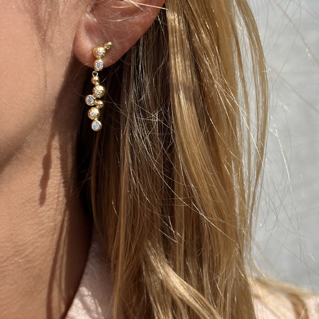 Earhanger zir. 925 goldplated