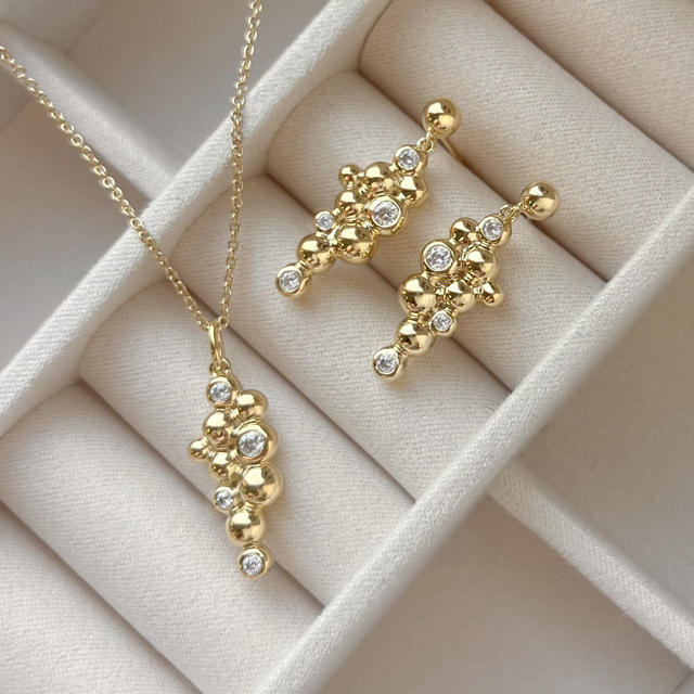 Earsticks zir. 925 goldplated