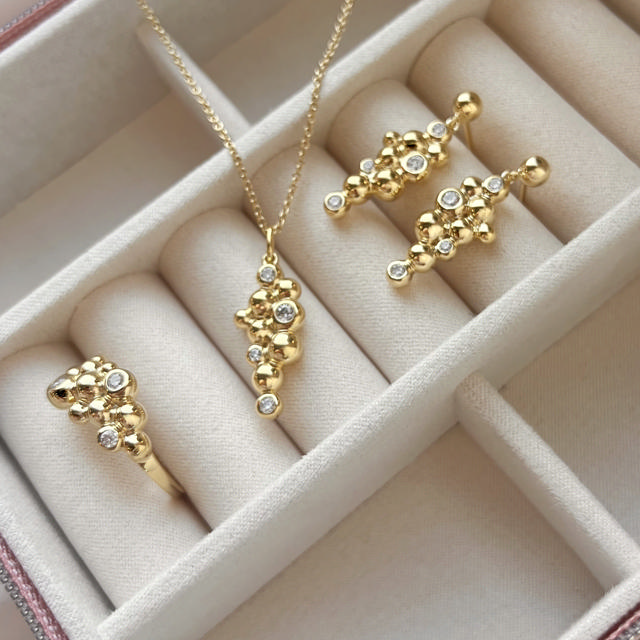 Earsticks zir. 925 goldplated
