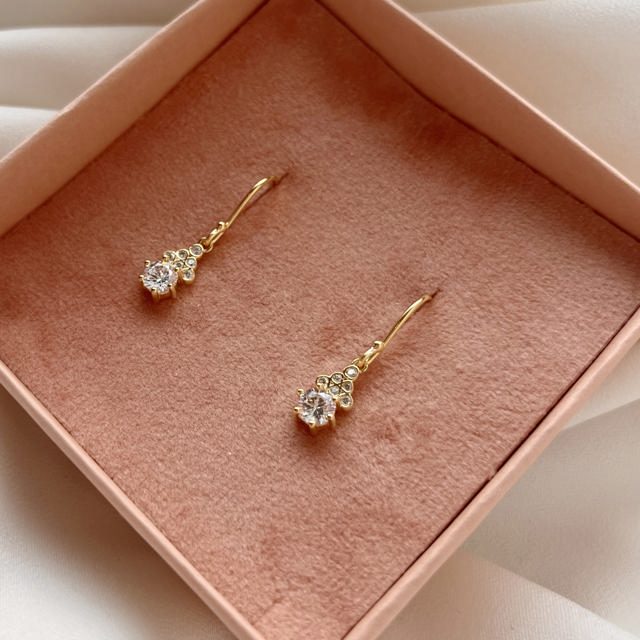 Earhanger zir. 925 goldplated