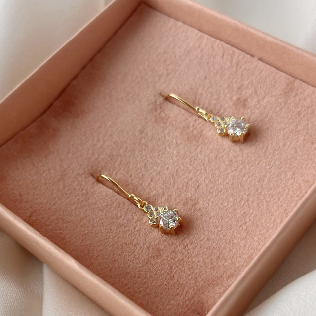 Earhanger zir. 925 goldplated