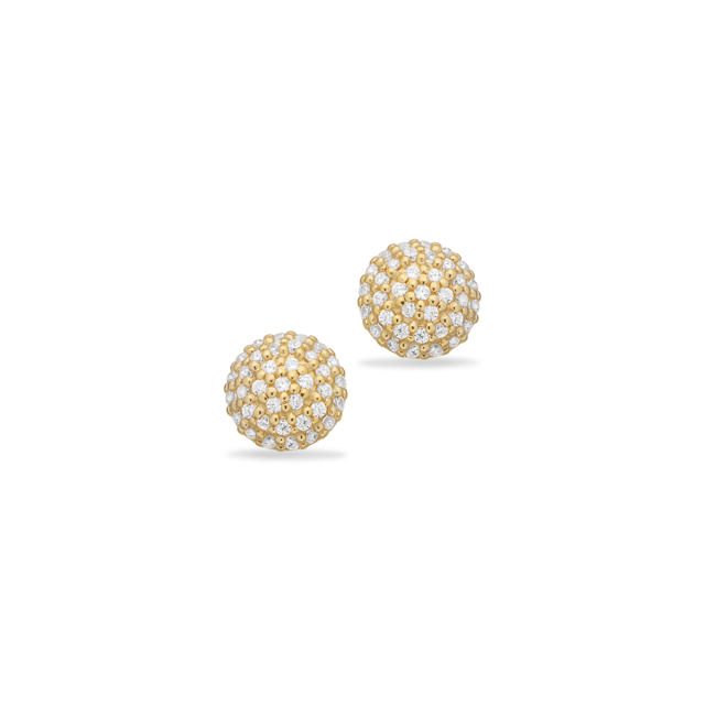 Earsticks zir. 925 goldplated