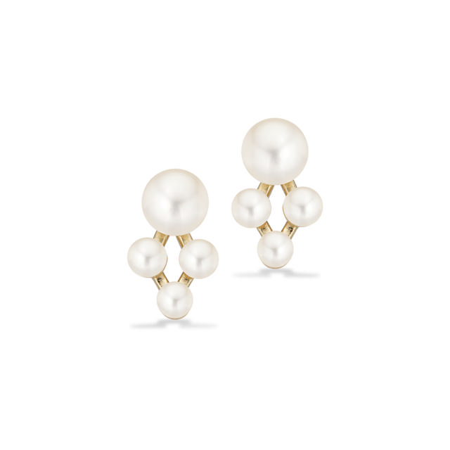 Earsticks 4xfwp. 925 goldplated