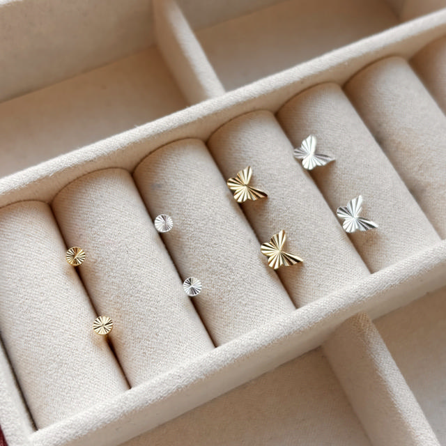 Earsticks butterfly 925 goldplated