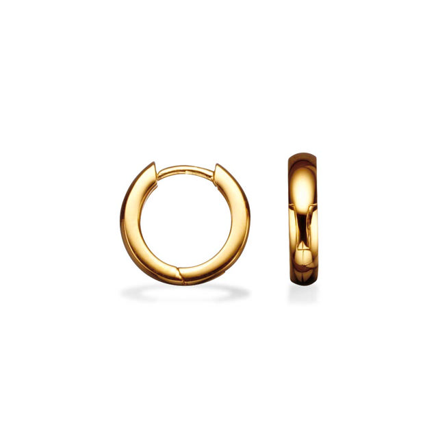 Clip-creoler 2,8 x 12 mm. 8 kt.