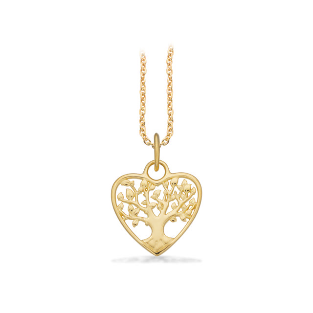 Pendant heart zir. 333 yell.